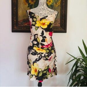 Vintage 90s Victoria’s Secret 100% Silk Floral Slip Dress
